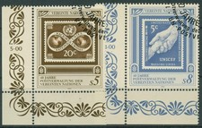 UNO Wien 1991 Postverwaltung UNPA MiNr. 5 New York 121/22 Ecke gestempelt comprar usado  Enviando para Brazil