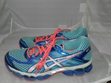 Usado, Tênis de corrida Asics Gel Cumulus 15 tamanho EUA 8,5 M feminino azul laranja T3C5N comprar usado  Enviando para Brazil