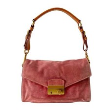 Bolsa de mão PRADA rosa camurça comprar usado  Enviando para Brazil