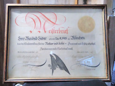 Alt meisterbrief molker gebraucht kaufen  Kranichfeld