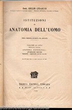 Chiarugi istituzioni anatomia usato  Catania