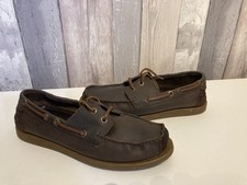 Superdry brown leather for sale  MARKET HARBOROUGH