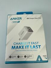 Cargador de pared rápido Anker Powerport III Nano Pro Duo 40W (2x 20W USB-C) - blanco OP segunda mano  Embacar hacia Mexico