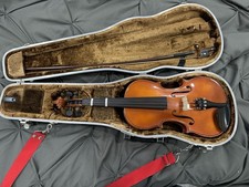 Conjunto de violino 1987 Glaesel V131e tamanho 4/4 com arco e estojo comprar usado Conjunto de violino 1987 Glaesel V131e tamanho 4/4 com arco e estojo comprar usado  Enviando para Brazil