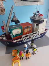 Playmobil containerschiff gebraucht kaufen  Ellefeld