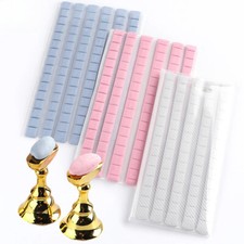 Pegamento adhesivo para uñas rosa azul arcilla gel adhesivo reutilizable para soporte de práctica de arte en uñas segunda mano  Embacar hacia Mexico