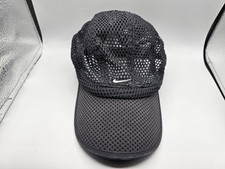 Boné chapéu vintage Nike Tailwind 6 painéis malha completa mini logotipo Swoosh preto muito bom estado usado comprar usado  Enviando para Brazil