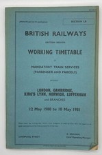 British railway working for sale  ALDEBURGH