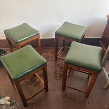 Sgabello vintage legno usato  Collegno
