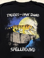 Camisa Tygers of Pan Tang Adulto Grande Preta Estilo Concerto Enfeitiçado Tour Nova Sem Caixa comprar usado  Enviando para Brazil