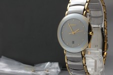 [Quase perfeito estado com caixa] RADO DiaStar 129.0326.3 relógio de quartzo preto cerâmica tamanho médio , usado comprar usado  Enviando para Brazil