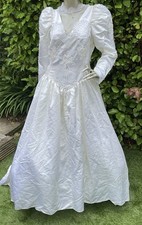 Vintage satin embroidered for sale  LLANDUDNO