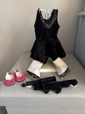 Roupa de patinação no gelo American Girl 18" meia-noite + patins e acessórios comprar usado  Enviando para Brazil