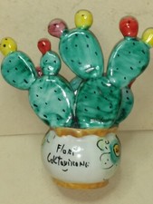 Maiolica caltagirone fichi usato  Italia