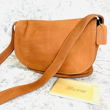 [Raro] Bolsa de Ombro Vintage Coach Couro Nubuck Marrom 4935 - do Japão comprar usado  Enviando para Brazil