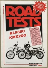 Kawasaki road tests for sale  LEICESTER