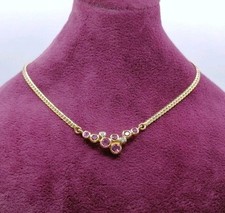 Neuwertiges gold collier gebraucht kaufen  Berlin