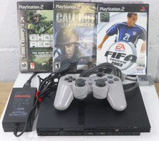 Usado, Pacote de console PlayStation 2 PS2 Slim: jogos de FIFA e Call of Duty FUNCIONANDO! F7 comprar usado  Enviando para Brazil
