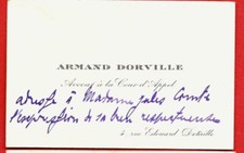 Dq25 carte visite d'occasion  Bordeaux-