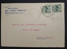 Storia postale repubblica usato  Ancona