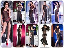 Langes kleid transparenter gebraucht kaufen  Berlin