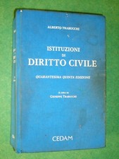 Alberto trabucchi istituzioni usato  Roma