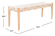Safavieh bandelier bench for sale  Whitestown