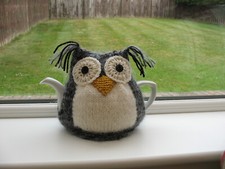 Hand knitted owl for sale  DURHAM