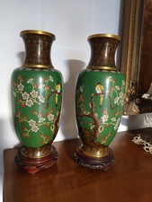 Coppia vasi cloisonné usato  Milano