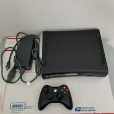 Console Microsoft Xbox 360 Elite preto 20GB controle OEM cabo de alimentação testado comprar usado  Enviando para Brazil