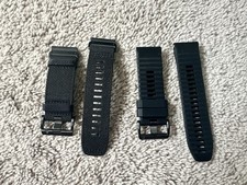 Novas pulseiras de relógio Garmin QuickFit 26 - silicone tático preto nylon 010-13010-00 comprar usado  Enviando para Brazil