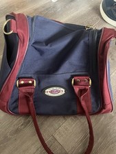 Bolsa de mão vintage HEAD, academia esportiva, lona retrô borgonha vários bolsos, usado comprar usado  Enviando para Brazil