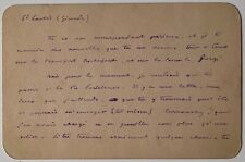 Toulet. carte bristol d'occasion  Paris V