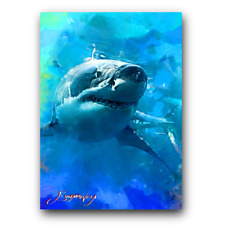 art print white shark for sale  Pasco