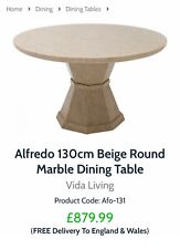 Marble round dining for sale  BRACKNELL