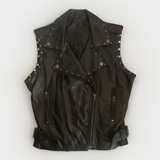 Sleeveless leather gilet for sale  COLCHESTER
