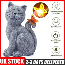 Cat statue solar for sale  WALSALL