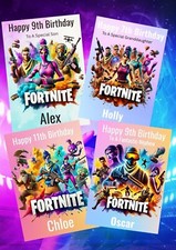 Personalised fortnite birthday for sale  DONCASTER