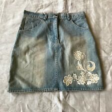 MINISSAIA JEANS BRANQUEADA ESTILO ANOS 90. TAMANHO S comprar usado  Enviando para Brazil