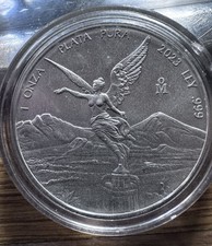 Silver onza coin for sale  EDINBURGH