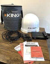 DISH King Tailgater 3 cables satelitales automáticos portátiles y manual Wally LEER segunda mano  Embacar hacia Mexico