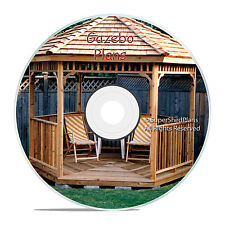 Planos de gazebo de design profissional, gazebo hexagonal de 10 pés, como construir você mesmo comprar usado  Enviando para Brazil