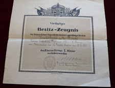 Vorläufige besitz urkunde gebraucht kaufen  Gotha