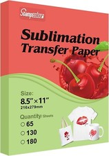 Papel de sublimação papel de transferência de calor 8,5x11 polegadas A4 130 folhas para qualquer Epson HP comprar usado  Enviando para Brazil