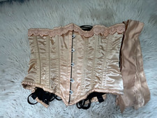 Boned basque corset for sale  PETERBOROUGH