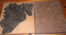 Printing blocks leaves for sale  SLOUGH