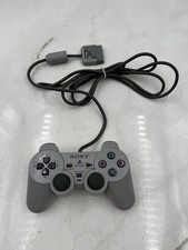 Usado, Controle analógico vintage Sony PlayStation SCPH-1200 cinza PS1 com fio testado pelo fabricante comprar usado  Enviando para Brazil