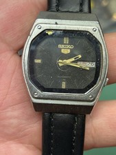 Mens seiko black for sale  Topeka