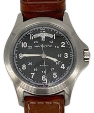 Relógio masculino Hamilton cáqui Field King automático H64455533 preto automático, usado comprar usado  Enviando para Brazil