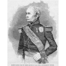 Marechal Randon Ministro da Guerra Francês - Estampa antiga 1859 comprar usado  Enviando para Brazil